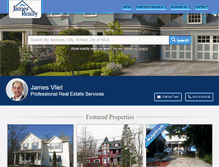 Tablet Screenshot of jamesrealty.info